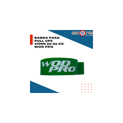 Banda para pull ups 47mm 22-56 kg Wod Pro,Banda para pull ups 47mm 22-56 kg Wod Pro