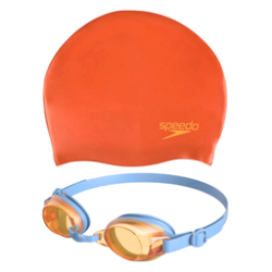 Set de natación goggles y gorra Speedo Jet junior,Set de natación goggles y gorra Speedo Jet junior