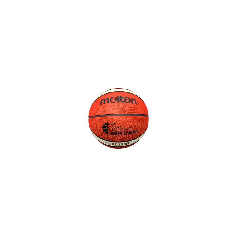 Balón de baloncesto Molten B6G2000 LNBP #6 hule natural,Balón de baloncesto Molten B6G2000 LNBP #6 hule natural