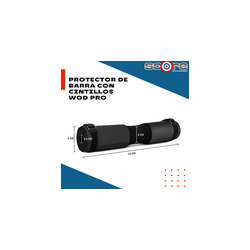 Protector de barra con cintillos Wod Pro,Protector de barra con cintillos Wod Pro