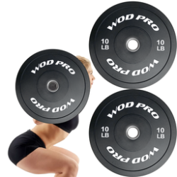 ​Par de bumpers rígidos 10 lb Wod Pro,​Par de bumpers rígidos 10 lb Wod Pro