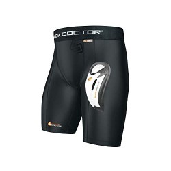 Short de compresión con concha protectora 221 Shock Doctor,Short de compresión con concha protectora 221 Shock Doctor