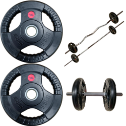 Par de discos estándar 2.5 kg recubiertos Wod Pro,Par de discos estándar 2.5 kg recubiertos Wod Pro