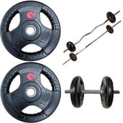 Par de discos estándar 5 kg recubiertos Wod Pro,Par de discos estándar 5 kg recubiertos Wod Pro