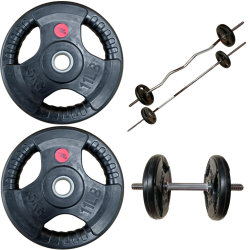 Par de discos estándar 5 kg recubiertos Wod Pro,Par de discos estándar 5 kg recubiertos Wod Pro