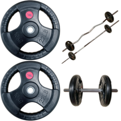 Par de discos estándar 10 kg recubiertos Wod Pro,Par de discos estándar 10 kg recubiertos Wod Pro