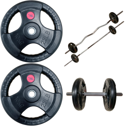 Par de discos estándar 10 kg recubiertos Wod Pro,Par de discos estándar 10 kg recubiertos Wod Pro