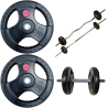 Par de discos estándar 10 kg recubiertos Wod Pro,Par de discos estándar 10 kg recubiertos Wod Pro