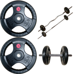 Par de discos estándar 15 kg recubiertos Wod Pro,Par de discos estándar 15 kg recubiertos Wod Pro