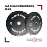 ​Par de bumpers rígidos 45 libras Wod Pro,​Par de bumpers rígidos 45 libras Wod Pro