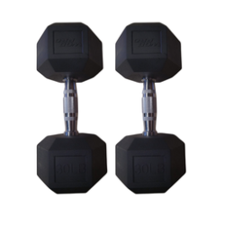 Par de mancuernas hexagonales 30 Libras Wod Pro,Par de mancuernas hexagonales 30 Libras Wod Pro