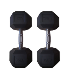 Par de mancuernas hexagonales 35 libras Wod Pro,Par de mancuernas hexagonales 35 libras Wod Pro