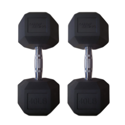 Par de mancuernas hexagonales 40 libras Wod Pro,Par de mancuernas hexagonales 40 libras Wod Pro