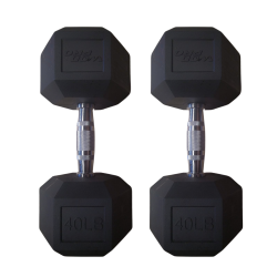 Par de mancuernas hexagonales 40 libras Wod Pro,Par de mancuernas hexagonales 40 libras Wod Pro