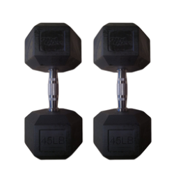 Par de mancuernas hexagonales 45 libras Wod Pro,Par de mancuernas hexagonales 45 libras Wod Pro