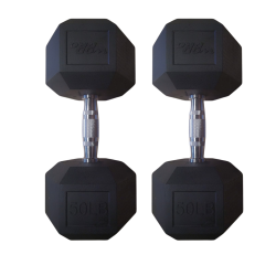 Par de mancuernas hexagonales 50 libras Wod Pro,Par de mancuernas hexagonales 50 libras Wod Pro