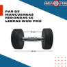 Par de mancuernas redondas 15 Libras Wod Pro,Par de mancuernas redondas 15 Libras Wod Pro