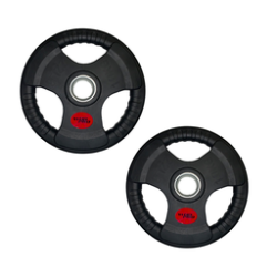 Par de discos de acero recubiertos 10 kg 2" Wod Pro,Par de discos de acero recubiertos 10 kg 2" Wod Pro