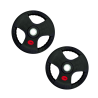 Par de discos de acero recubiertos 20 kg 2" Wod Pro,Par de discos de acero recubiertos 20 kg 2" Wod Pro