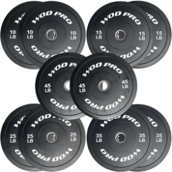 ​Set 260 libras bumpers rígidos Wod Pro,​Set 260 libras bumpers rígidos Wod Pro
