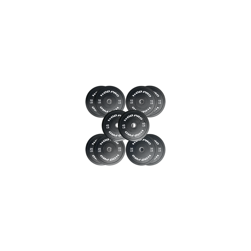 ​Set 260 libras bumpers rígidos Wod Pro,​Set 260 libras bumpers rígidos Wod Pro