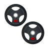 Par de discos de acero recubiertos 15 kg 2" Wod Pro,Par de discos de acero recubiertos 15 kg 2" Wod Pro