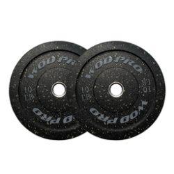 ​Par de bumpers hi-temp 10 libras Wod Pro,​Par de bumpers hi-temp 10 libras Wod Pro