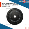 ​Par de bumpers hi-temp 10 libras Wod Pro,​Par de bumpers hi-temp 10 libras Wod Pro