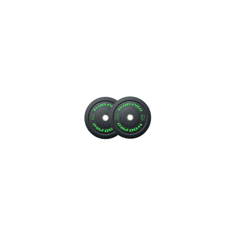 ​Par de bumpers hi-temp 15 libras Wod Pro,​Par de bumpers hi-temp 15 libras Wod Pro