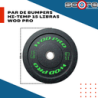 ​Par de bumpers hi-temp 15 libras Wod Pro,​Par de bumpers hi-temp 15 libras Wod Pro