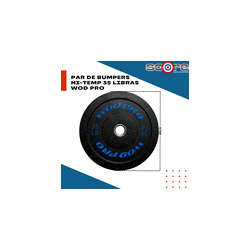 ​Par de bumpers hi-temp 35 libras Wod Pro,​Par de bumpers hi-temp 35 libras Wod Pro