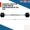 Barra recta con peso integrado 35 kg,Barra recta con peso integrado 35 kg