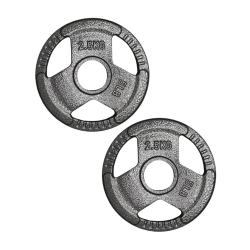 Par de discos de acero 2.5 kg Wod Pro,Par de discos de acero 2.5 kg Wod Pro