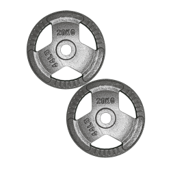 Par de discos de acero 20 kg Wod Pro,Par de discos de acero 20 kg Wod Pro