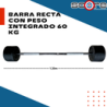Barra recta con peso integrado 60 kg,Barra recta con peso integrado 60 kg