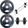 Par de discos estándar 2.5 kg recubiertos Wod Pro,Par de discos estándar 2.5 kg recubiertos Wod Pro