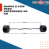 Barra Z con peso integrado 40 kg,Barra Z con peso integrado 40 kg