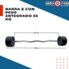 Barra Z con peso integrado 55 kg,Barra Z con peso integrado 55 kg