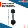 Par de mancuernas hexagonales 5 libras Wod Pro,Par de mancuernas hexagonales 5 libras Wod Pro