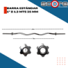 Barra estándar 1" Z 1.2 mts 25 mm Wod Pro,Barra estándar 1" Z 1.2 mts 25 mm Wod Pro