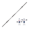 Barra estándar 1" 1.5 mts 25 mm Wod Pro,Barra estándar 1" 1.5 mts 25 mm Wod Pro