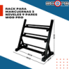 Rack para mancuernas 3 niveles para 9 pares Wod Pro,Rack para mancuernas 3 niveles para 9 pares Wod Pro