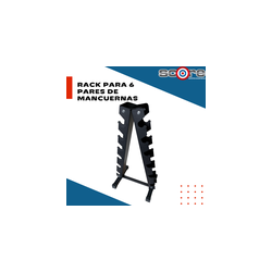 Rack vertical 6 pares mancuernas Wod Pro,Rack vertical 6 pares mancuernas Wod Pro