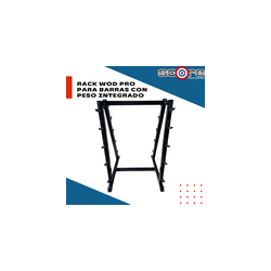 Rack Wod Pro para barras con peso integrado,Rack Wod Pro para barras con peso integrado