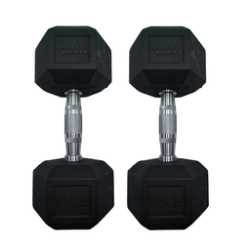 Par de mancuernas hexagonales 25 libras Wod Pro,Par de mancuernas hexagonales 25 libras Wod Pro