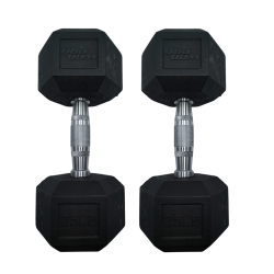 Par de mancuernas hexagonales 25 libras Wod Pro,Par de mancuernas hexagonales 25 libras Wod Pro