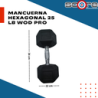 Par de mancuernas hexagonales 25 libras Wod Pro,Par de mancuernas hexagonales 25 libras Wod Pro