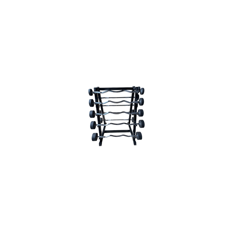 Barras de peso integrado 10 pzas con rack Wod Pro,Barras de peso integrado 10 pzas con rack Wod Pro