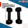​Par de Mancuerna 6 libras vinil FTS,​Par de Mancuerna 6 libras vinil FTS