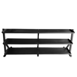 Rack para mancuernas de 5 a 80 libras 16 pares Wod Pro,Rack para mancuernas de 5 a 80 libras 16 pares Wod Pro